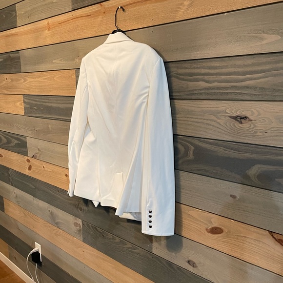 Veronica Beard Scuba Dickey Jacket Blazer White - Picture 4 of 4